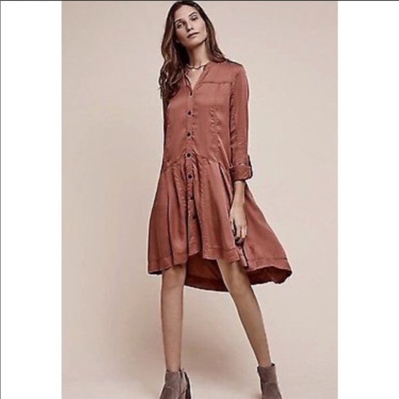 Anthropologie Dresses & Skirts - Anthropologie Holding Horses mauve dress 12